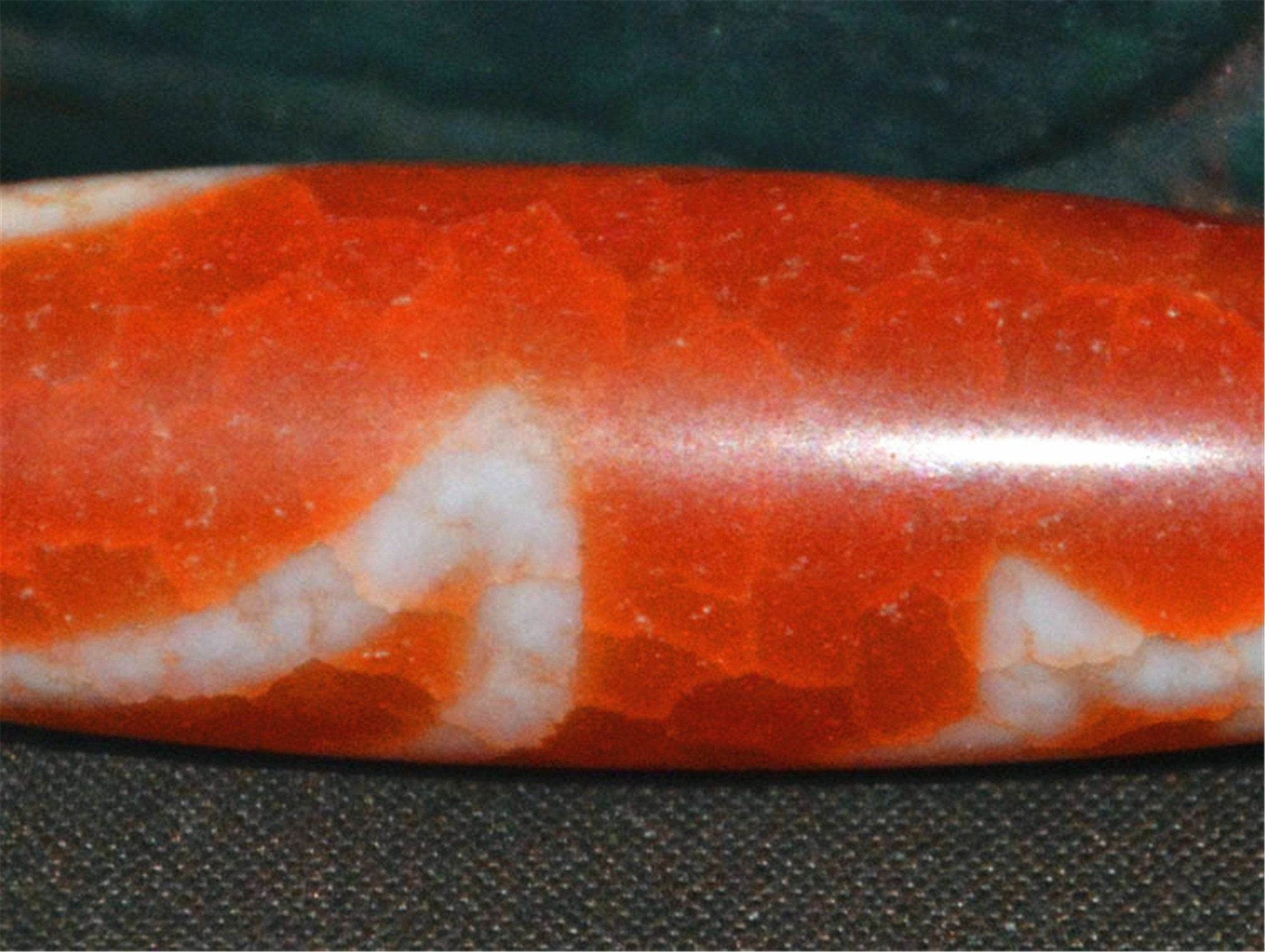 Agate Celestial Dzi - Moon Star - Gandhanra-ART