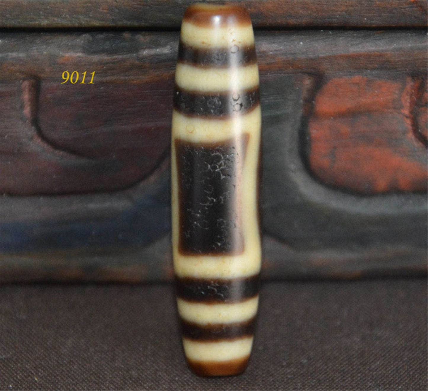 Sky Earth Dzi Bead - Gandhanra-ART