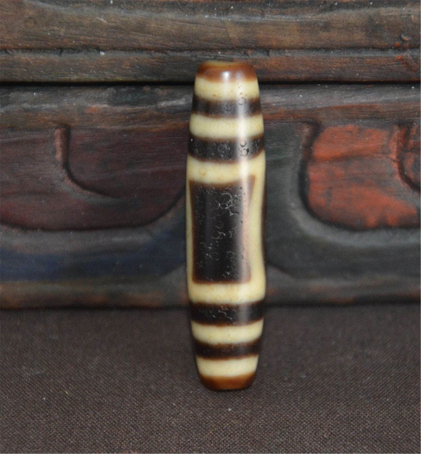 Sky Earth Dzi Bead - Gandhanra-ART