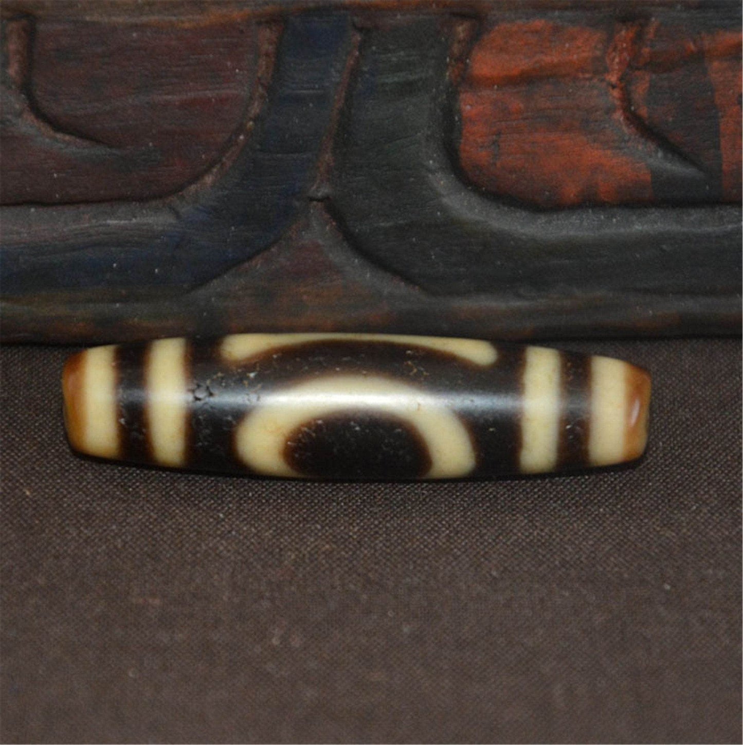 Sky Earth Dzi Bead - Gandhanra-ART