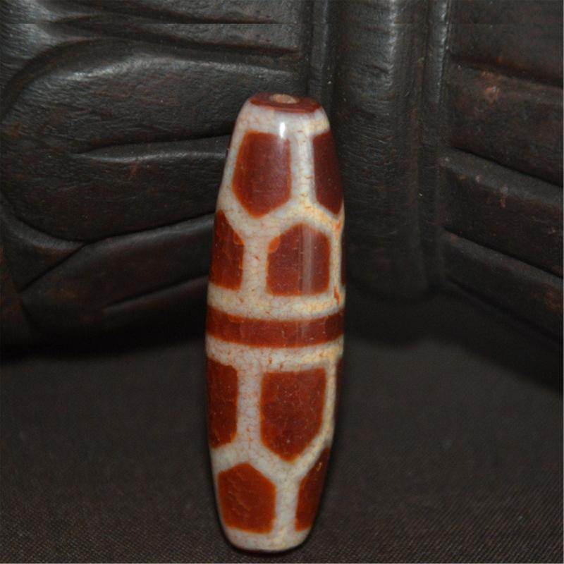 Fire Agate Phum Dzi Bead - Gandhanra-ART