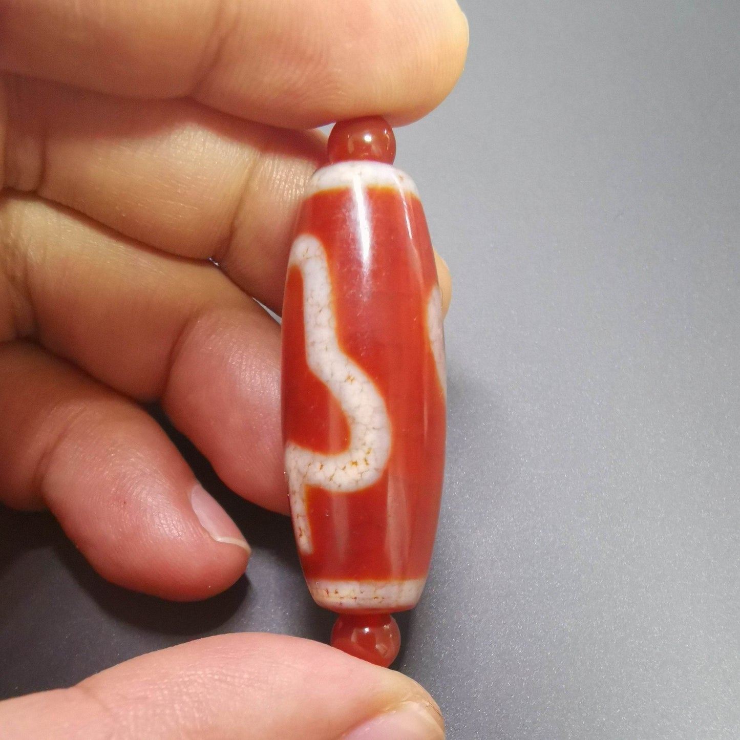 Fire Agate Bodhi Bead,30 Years Old - Gandhanra-ART
