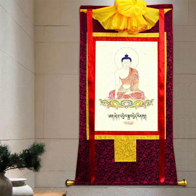 Shakyamuni,Woodblock Thangka Art - Gandhanra-ART