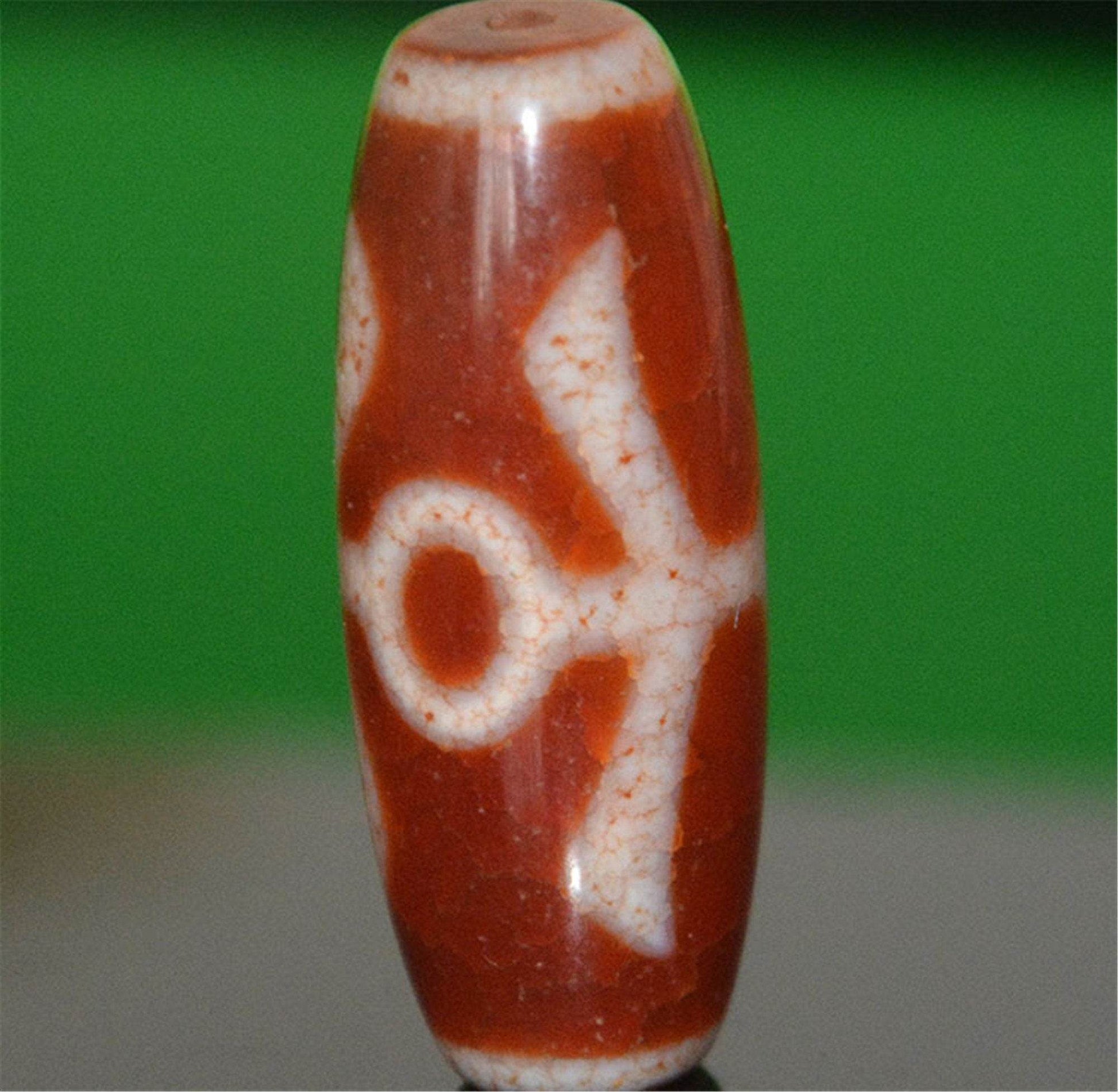 Fire Agate Noble Dzi Bead - Gandhanra-ART