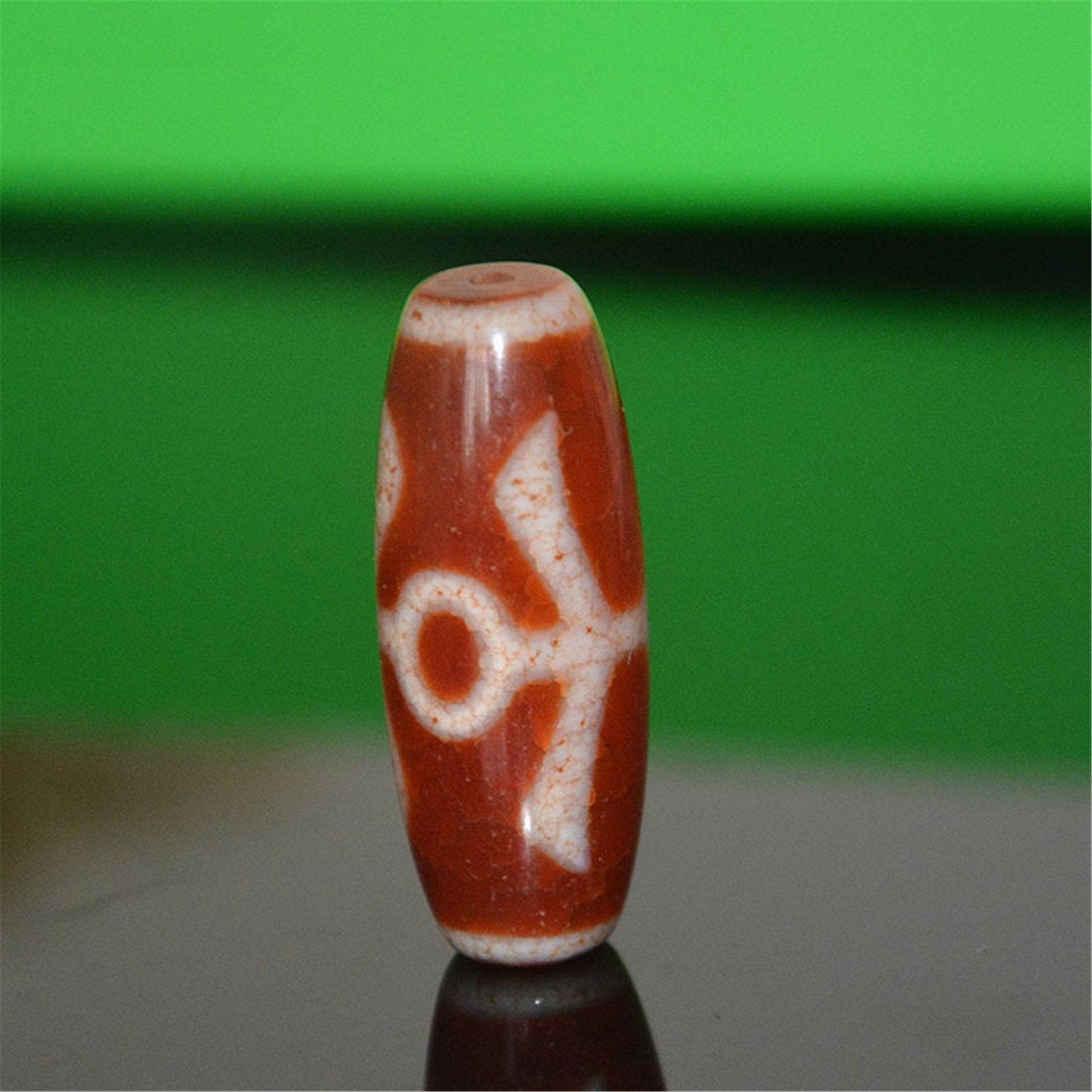 Fire Agate Noble Dzi Bead - Gandhanra-ART