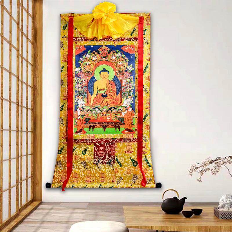 Shakyamuni,Woodblock Thangka Art - Gandhanra-ART