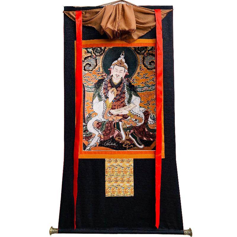 Guru Rinpoche,Woodblock Thangka Art - Gandhanra-ART