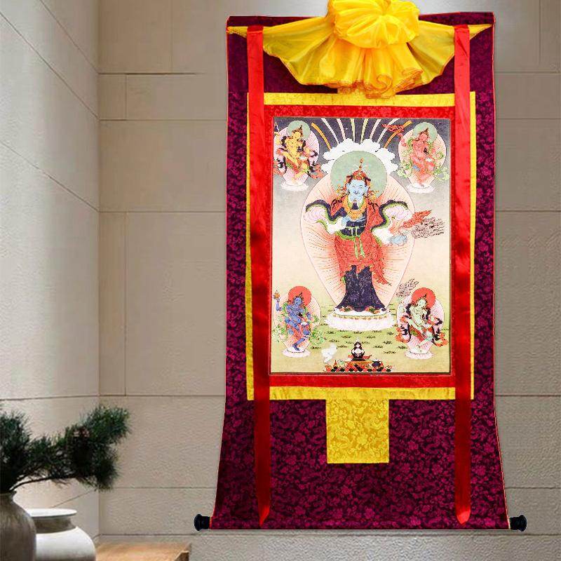 Guru Rinpoche,Woodblock Thangka Art - Gandhanra-ART