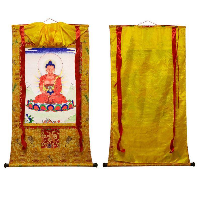 Amitayus,Buddha Of Infinite Life,Woodblock Thangka Art - Gandhanra-ART