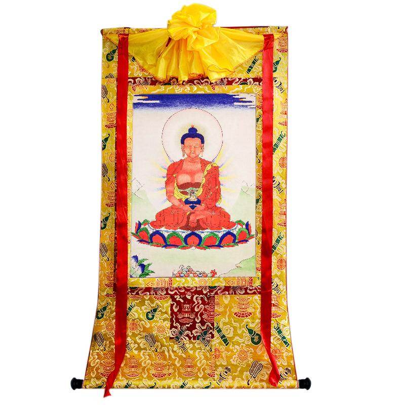 Amitayus,Buddha Of Infinite Life,Woodblock Thangka Art - Gandhanra-ART