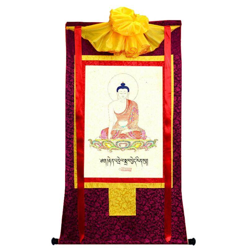 Shakyamuni,Woodblock Thangka Art - Gandhanra-ART