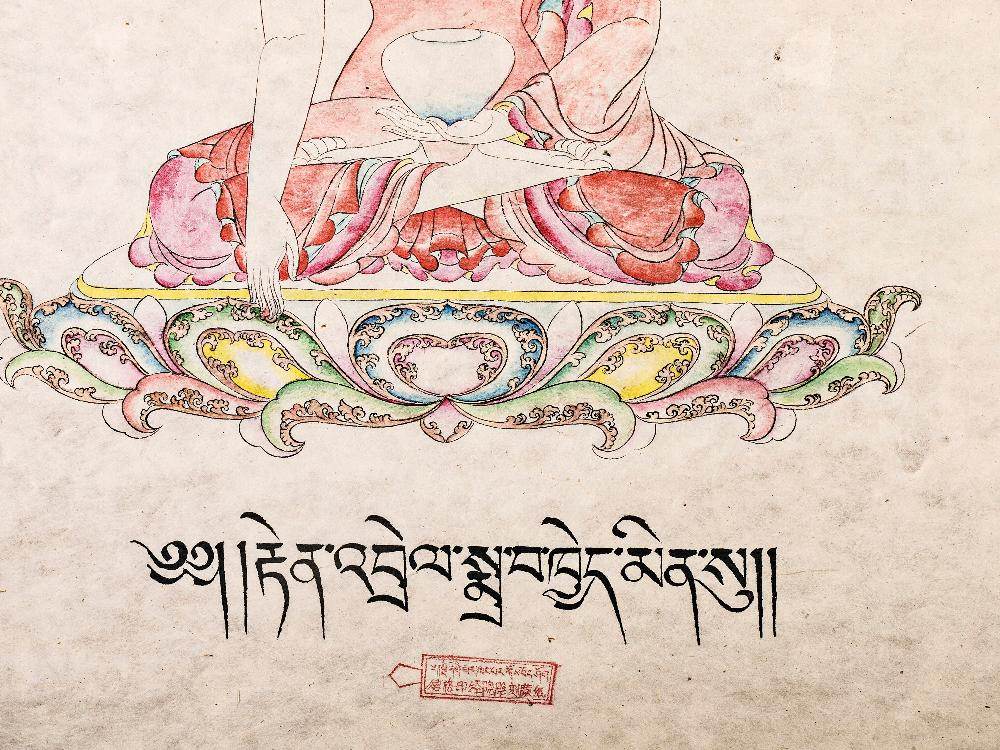 Shakyamuni,Woodblock Thangka Art - Gandhanra-ART