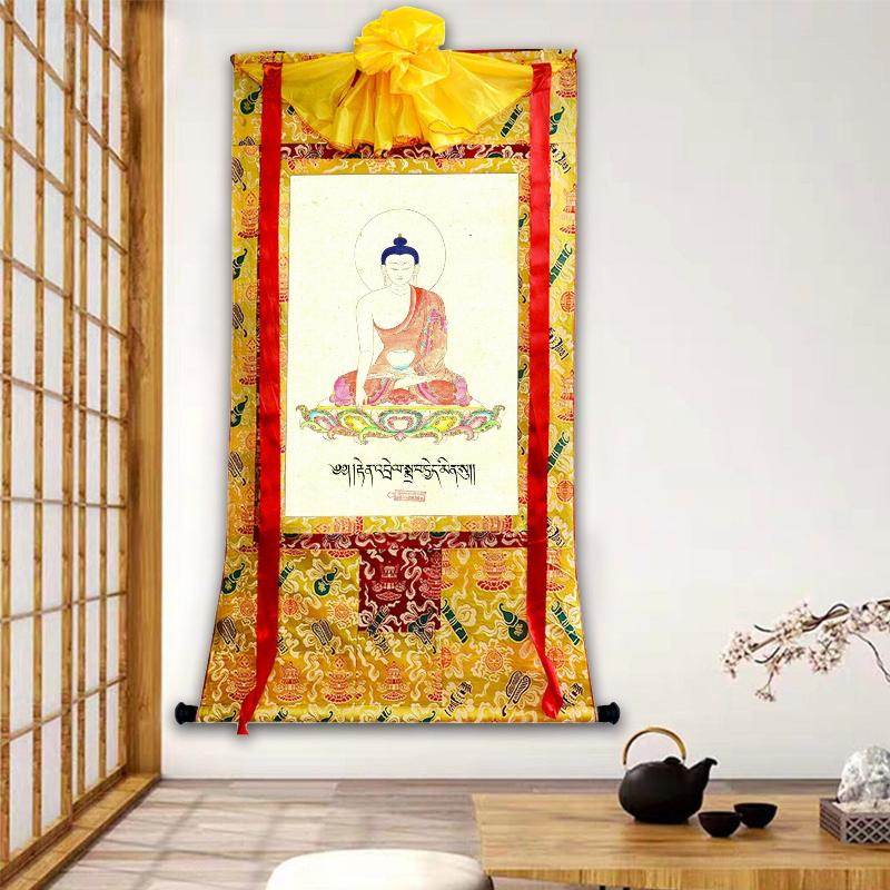 Shakyamuni,Woodblock Thangka Art - Gandhanra-ART