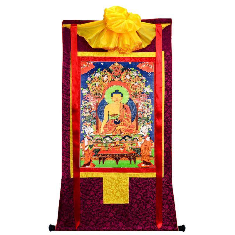 Shakyamuni,Woodblock Thangka Art - Gandhanra-ART