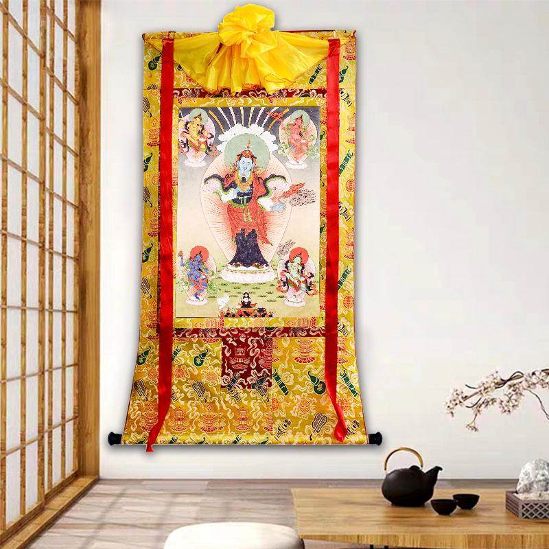 Guru Rinpoche,Woodblock Thangka Art - Gandhanra-ART