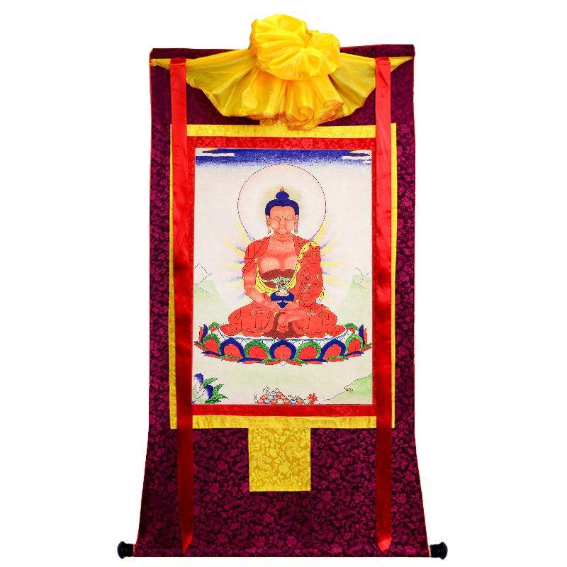 Amitayus,Buddha Of Infinite Life,Woodblock Thangka Art - Gandhanra-ART