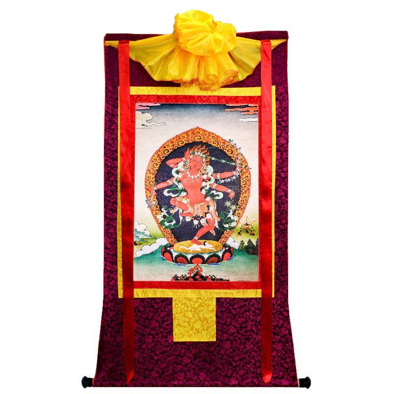 Kurukulla,Woodblock Thangka Art - Gandhanra-ART