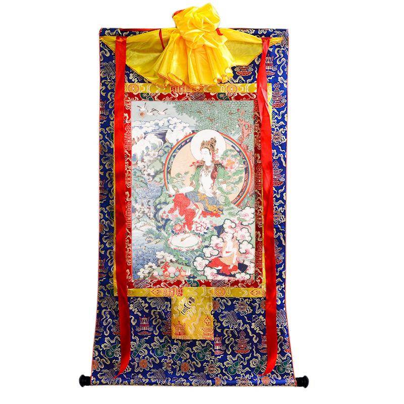 Avalokitesvara,Padmapani,Woodblock Thangka Art - Gandhanra-ART