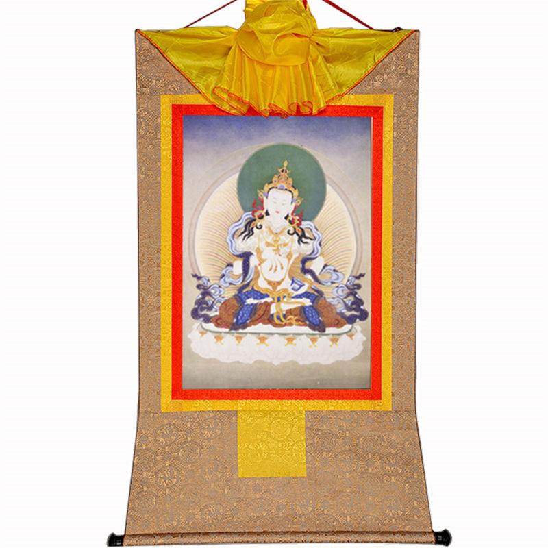 Vajrasattva,Woodblock Thangka Art - Gandhanra-ART