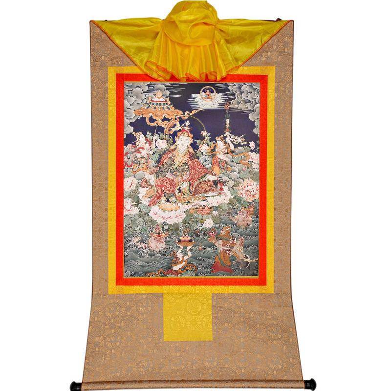 Guru Rinpoche,Padmasambhava,Woodblock Thangka Art - Gandhanra-ART