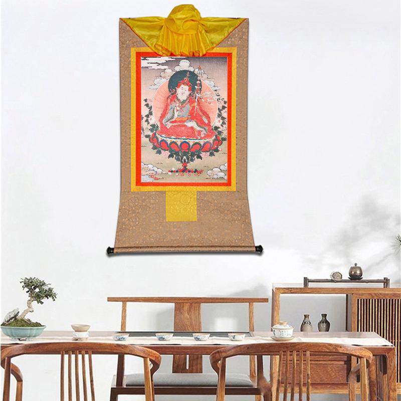 Guru Rinpoche,Padmasambhava,Woodblock Thangka Art - Gandhanra-ART