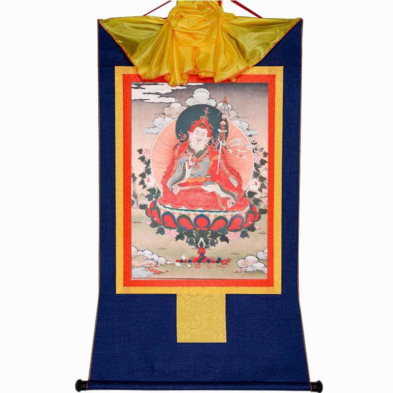 Guru Rinpoche,Padmasambhava,Woodblock Thangka Art - Gandhanra-ART