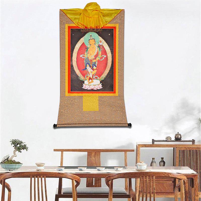 Maitreya,Ajita,Woodblock Thangka Art - Gandhanra-ART