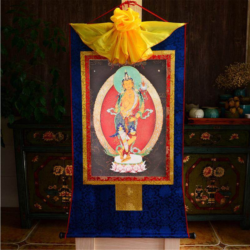 Maitreya,Ajita,Woodblock Thangka Art - Gandhanra-ART