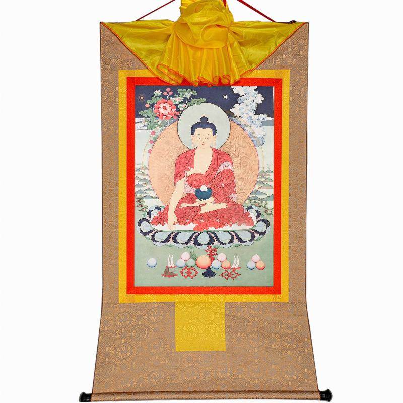 Shakyamuni,Woodblock Thangka Art - Gandhanra-ART