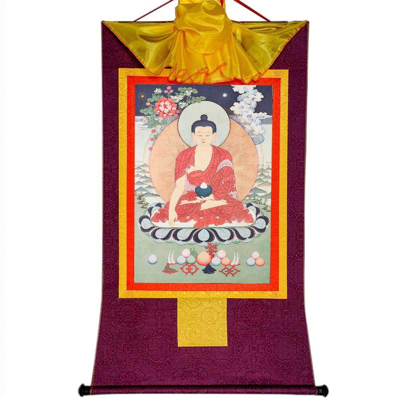 Shakyamuni,Woodblock Thangka Art - Gandhanra-ART