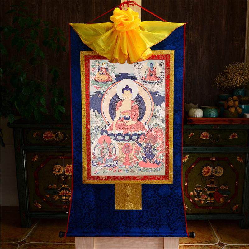 Shakyamuni,Woodblock Thangka Art - Gandhanra-ART