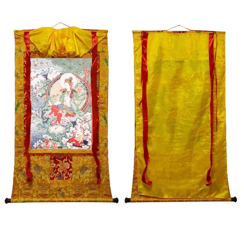 Avalokitesvara,Padmapani,Woodblock Thangka Art - Gandhanra-ART
