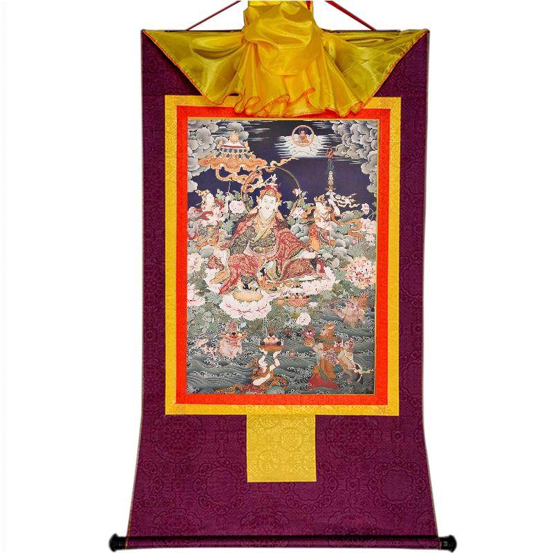 Guru Rinpoche,Padmasambhava,Woodblock Thangka Art - Gandhanra-ART