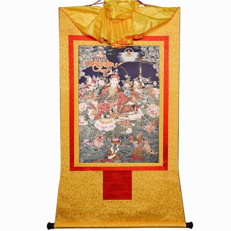 Guru Rinpoche,Padmasambhava,Woodblock Thangka Art - Gandhanra-ART
