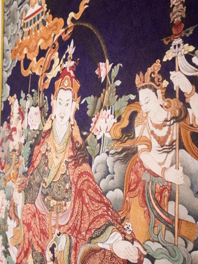 Guru Rinpoche,Padmasambhava,Woodblock Thangka Art - Gandhanra-ART