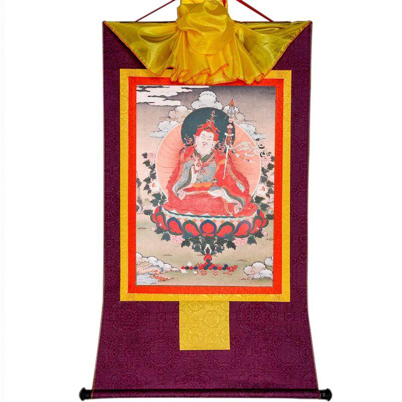 Guru Rinpoche,Padmasambhava,Woodblock Thangka Art - Gandhanra-ART