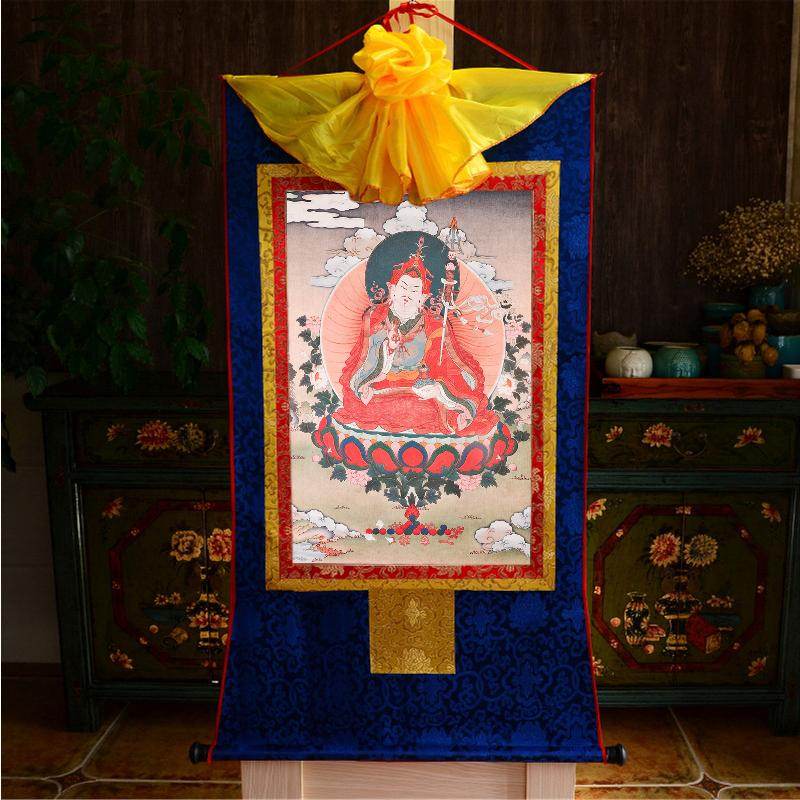 Guru Rinpoche,Padmasambhava,Woodblock Thangka Art - Gandhanra-ART