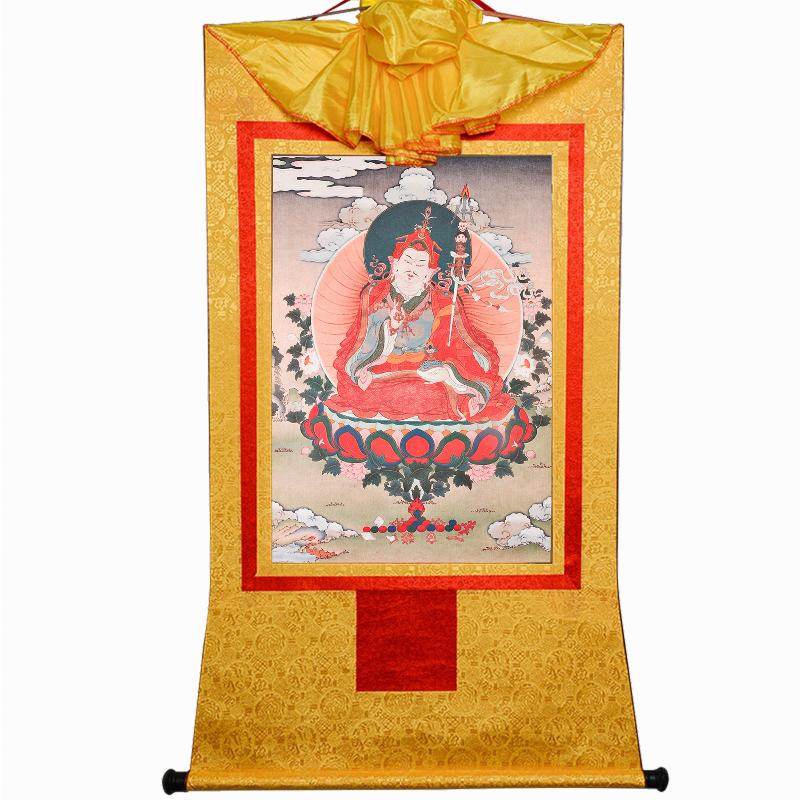 Guru Rinpoche,Padmasambhava,Woodblock Thangka Art - Gandhanra-ART