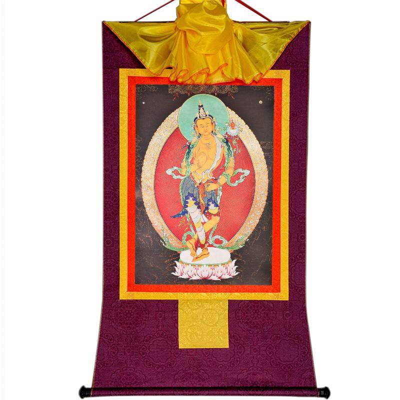 Maitreya,Ajita,Woodblock Thangka Art - Gandhanra-ART