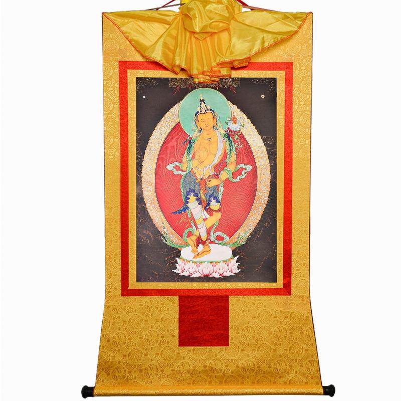 Maitreya,Ajita,Woodblock Thangka Art - Gandhanra-ART