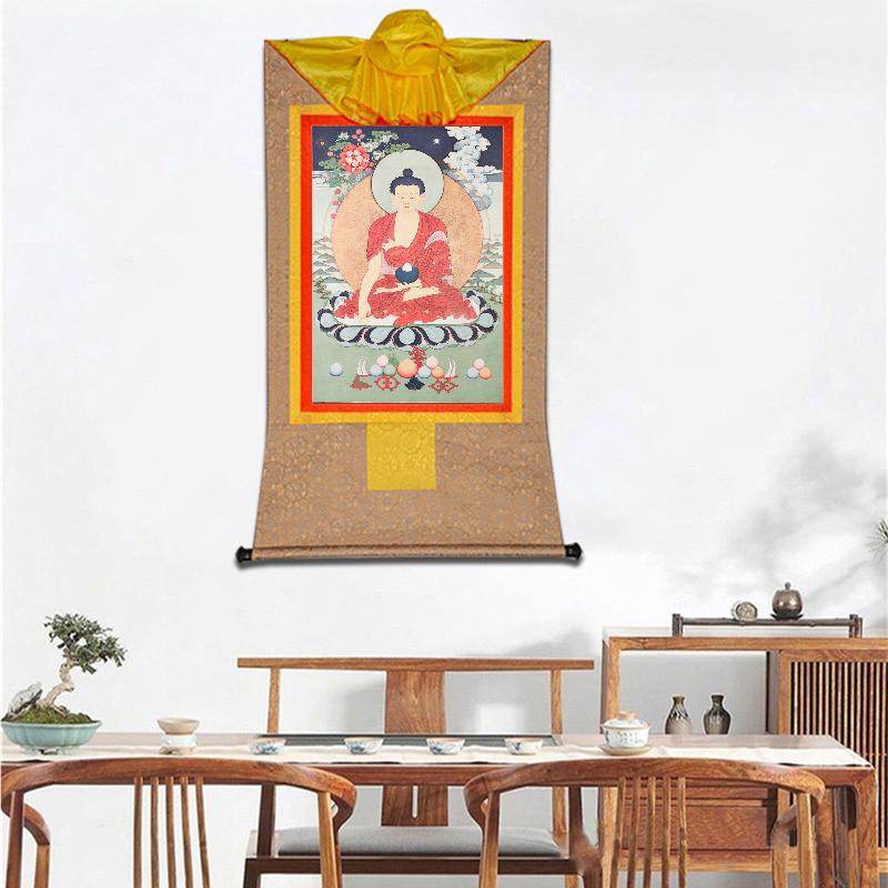 Shakyamuni,Woodblock Thangka Art - Gandhanra-ART