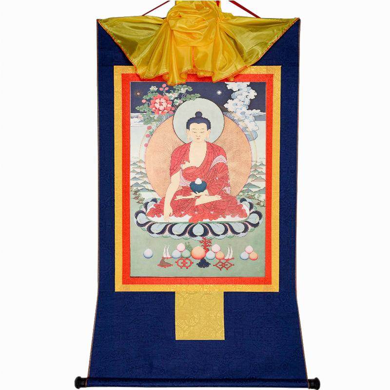 Shakyamuni,Woodblock Thangka Art - Gandhanra-ART