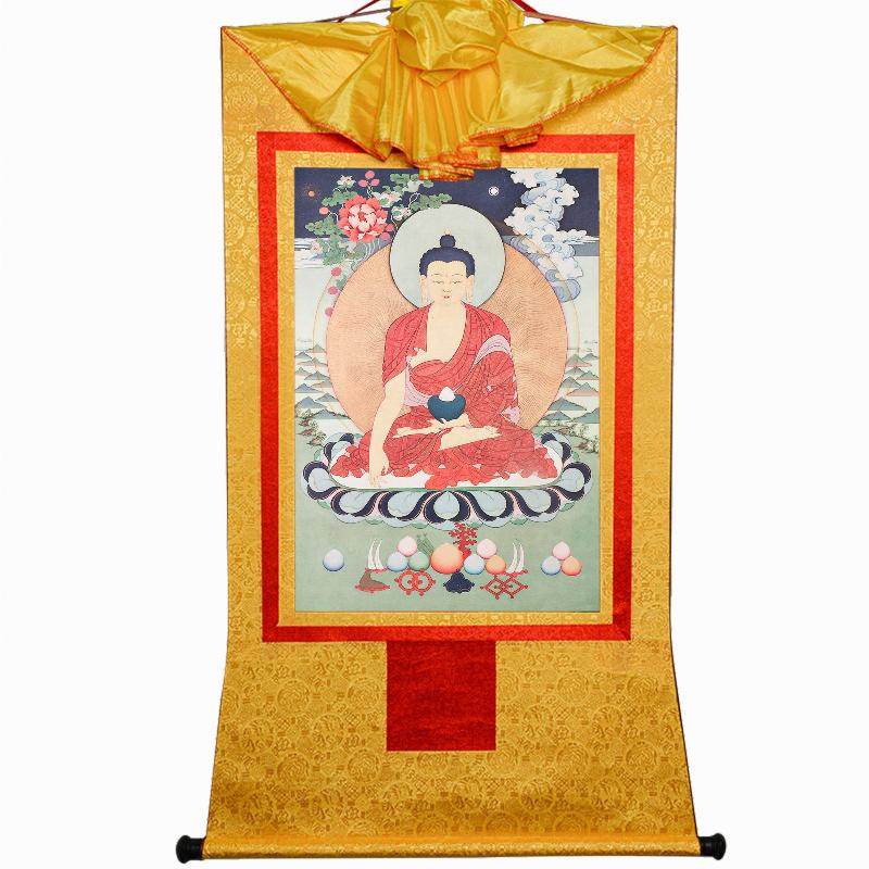 Shakyamuni,Woodblock Thangka Art - Gandhanra-ART