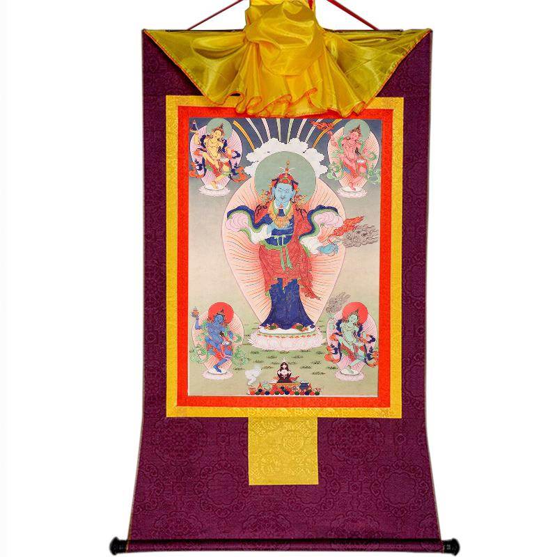 Bhaisajyaguru,Medicine Buddha,Woodblock Thangka Art - Gandhanra-ART