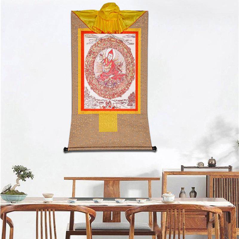 Je Tsongkhapa,Woodblock Thangka Art - Gandhanra-ART