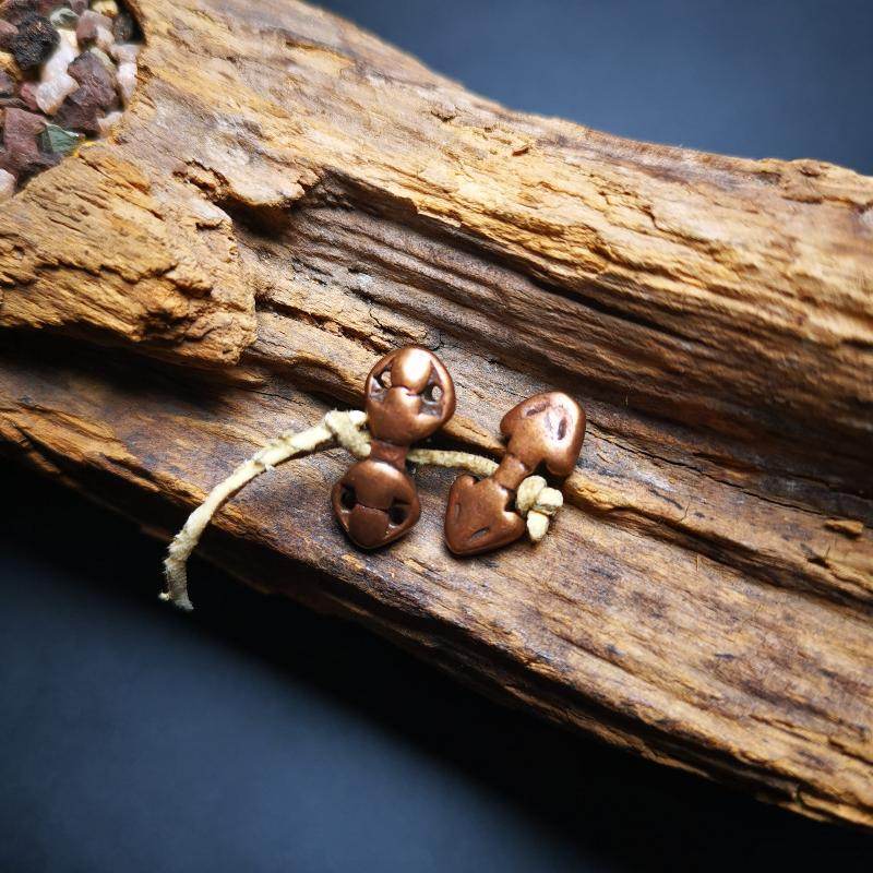 Amulet,Mini Vajra Bead Pendant for Mala Prayer Beads - Gandhanra-ART