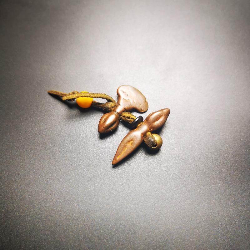 Amulet,Mini Kartika(knife of the dakinis) and Kila(Dorje Phurba) - Gandhanra-ART