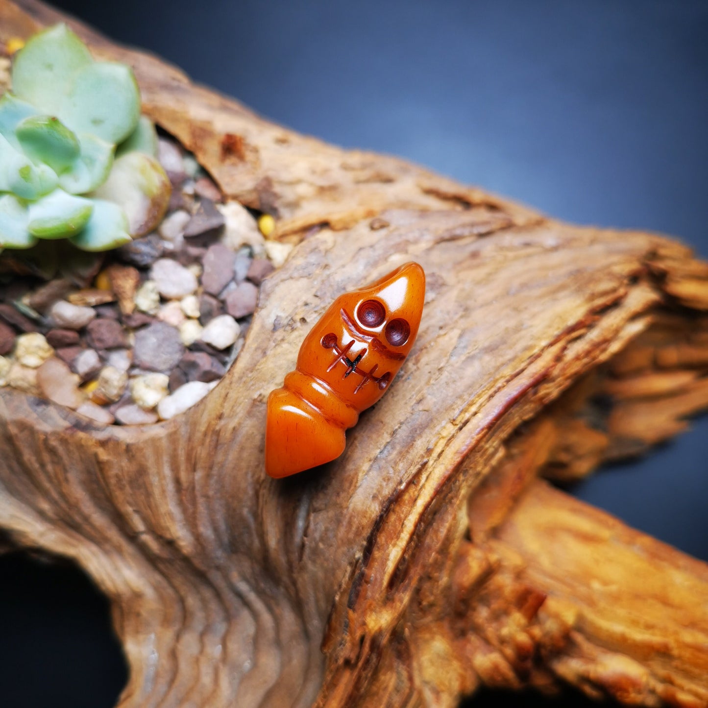 Amulet,Yak Bone Carved Skull Sitavana Pendant, Hand-carved Phurba Pendant for Prayer Bead/Necklace