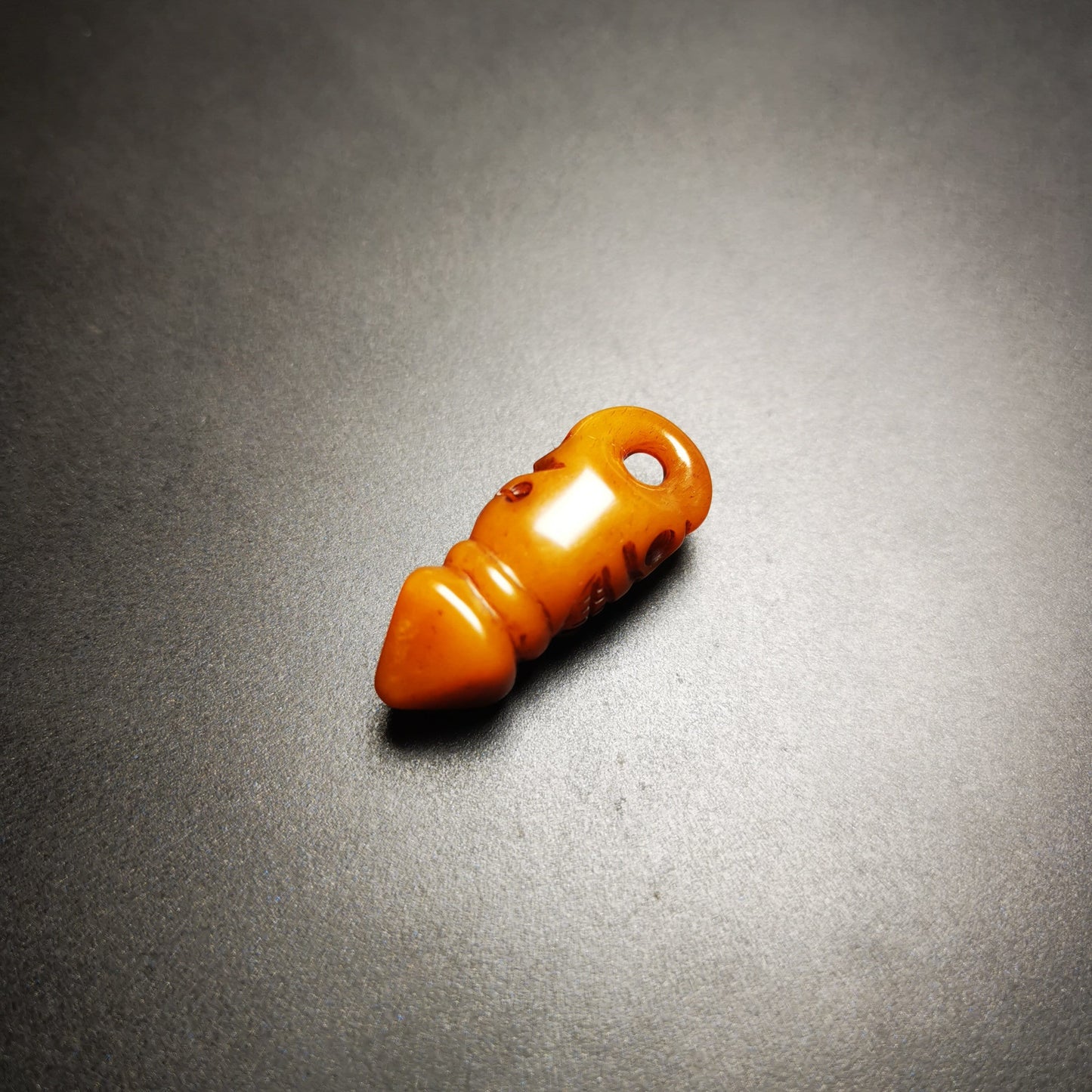 Amulet,Yak Bone Carved Skull Sitavana Pendant, Hand-carved Phurba Pendant for Prayer Bead/Necklace
