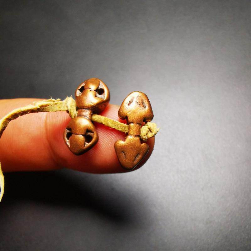Amulet,Mini Vajra Bead Pendant for Mala Prayer Beads - Gandhanra-ART